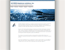 Tablet Screenshot of accesstelsolutions.com